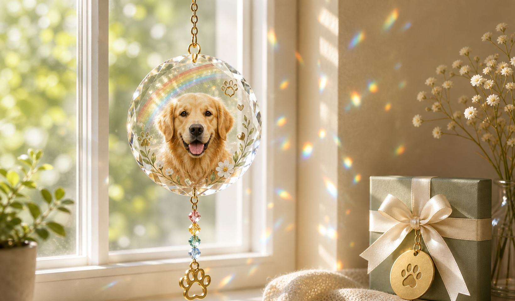 Rainbow Bridge meaning for pet loss memorial gift